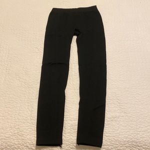 Fleece lined high waisted leggings